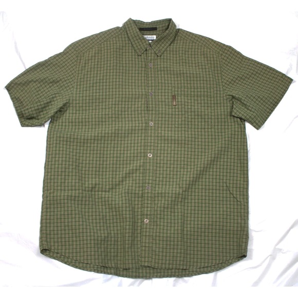Columbia Mens Short Sleeve Button Down Shirt Size XL - Picture 1 of 6